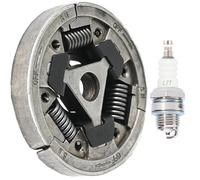 ZAMDOE Embrayage scie à béton pour Stihl TS410 TS400 TS420 Ensemble d'embrayage en métal remplace 1125 160 2006, 1120 160 2005 (avec Une Bougie d'allumage L7T)