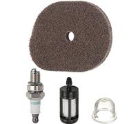 ZAMDOE Filtre À Air Bougie Filtre À Carburant Ampoule D'amorçage pour STIHL FS40 FS50 FS56 FS70 FC56 FC70 KM56 HT56C Tondeuse Débroussailleuse, Filtre À Air Repalces #4144 124 2800