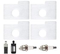 ZAMDOE Filtre à air de rechange pour Stihl 017 018 MS170 MS180 MS170C MS180C MS 180 tronçonneuse remplace 1130 124 0800 avec bougie d'allumage, filtre à carburant, filtre à huile