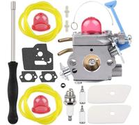 ZAMDOE Kit carburateur 128LD pour Husqvarna 124C 124L 125R 125RJ 125LDX 128C 128L 28cc débroussailleuse pour Jonsere BC2128 CC2128 remplace pour Zama C1Q-W40A C1Q-W38 545081848 avec filtre à air