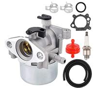 ZAMDOE Kit de carburateur pour Briggs & Stratton 799866 794304 796707 790845 799871 Générateur de Tondeuse à Gazon 4 Cycles avec Bougie d'allumage, Joint, Filtre à Carburant