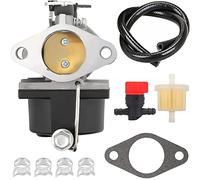ZAMDOE Kit de carburateur pour Tecumseh 640065A 640065 OV358EA OVH135 OHV110 OHV115 OHV120 OHV125 OHV130 50-654 13-15HP Tondeuse à Gazon, avec Joint de Conduite de Carburant