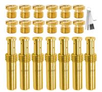 ZAMDOE Kit de gicleurs intermédiaires Principaux de carburateur pour carburateurs S&S Cycle Super B E G Evo TC E2 pour Harley Davidson Big Twin 1984 et Plus 35-0995 Accessoires