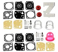 ZAMDOE Kit de réparation de reconstruction de carburateur RB-29 ampoule d'amorce de diaphragme pour Zama C1U carburateur série, pour carburateur A03979
