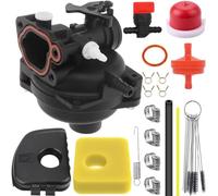 ZAMDOE Kits de carburateur 799583 compatibles pour Briggs & Stratton 08P502 8P502 09P602 9P602 300E 450E 500E 125cc 150cc Moteurs, remplace 593261 595656 591979 591160, avec Filtre à air 799579
