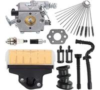ZAMDOE MS 250 Carburateur pour Sthil MS210 MS230 MS250 021 023 025 MS230C MS250C Pièces de tronçonneuse, remplace WT-286 1123-120-0605, avec kit de Mise au Point du Filtre à air