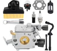ZAMDOE MS250 Carburateur pour Stihl MS 250 021 MS210 023 MS230 025 tronçonneuse Remplacement pour Walbro 1123 120 0605 WT-215 WT-286 C1Q-S11E C1Q-S11G C1Q-S76 C1Q-S76A C1Q-S76E 1123-120-0603 Carb