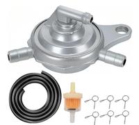 ZAMDOE Robinet d'essence à 3 Voies pour Pompe à Essence GY6 50cc, 150cc, 125cc, 60cc, 80cc, 139QMB, pour Taotao ATM50-A1, VIP50, pour Thunder NQ50,pour Kymco Agitity50, pour Jonway, pour Roketa