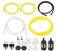 ZAMDOE Tuyau d'alimentation en Carburant Universel, Ampoule d'amorçage, Filtre à Carburant, Tuyau d'alimentation en Huile, Joint de réservoir Accessoires pour Tondeuse, débroussailleuse