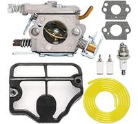 ZAMDOE WT-834 Carburateur pour Husquvarna 36 41 136 137 137E 141 142 141LE 142E Tronçonneuse pour Walbro WT-657 WT-529 WT-289 WT-285 WT-202 Zama C1Q-W29E avec Filtre à air Bougie Filtre à Carburant