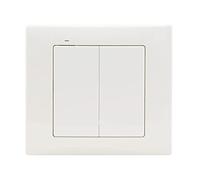 Zamel EXTA LIFE - 4-Kanal Sender RNK-24 I mit Temperatursensor I Ein-/Ausschalten, Aufhellen/Dimmen, Rollläden Auf-/Abfahren, Zeitmodus I ein batteriebetriebenes Gerät