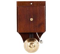 zaMel Sonnette de porte filaire électromécanique de haute qualité, boîtier en plastique, facile à monter, fiable, sensationnel, finitions soignées, rétro 8 V foncé DNT-971-CIM Sundi. Zamel