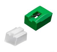 ZAMETTER Aiguille de rechange ATN95E AT95E pour tourne-disque Audio-Technica AT-LP120 avec pointe elliptique pour cartouches phono AT93 AT3400 AT3450 (vert)