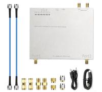 ZAMETTER Analyseurs de réseau vectoriel à 2 ports 100 kHz - 6 GHz - Analyseur de réseau vectoriel basé sur USB avec kits d'étalonnage de câbles pour l'analyse du signal et du spectre