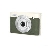 ZAMETTER Appareil photo numérique 50 MP avec double objectif, zoom numérique 8x, écran de 2,4", compact et léger pour les débutants et les voyages, photographie, blanc, vert, rose (vert A16 avec 32 Go
