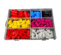 ZAMETTER Assortiment de 60 cônes coniques en silicone résistant aux hautes températures pour couvrir les trous dans le revêtement en poudre, peinture, galvanoplastie, anodisation, sablage