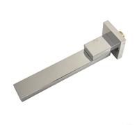 ZAMETTER Bec pivotant intégré dans le mur de la baignoire, du lavabo, de l'eau chaude et froide, robinet de douche rotatif sous l'eau, accessoires de buse (argenté)