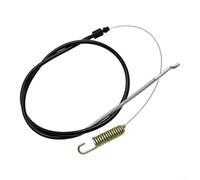 ZAMETTER Câble d'entraînement de traction pour tondeuses autopropulsées | Cordon de commande de rechange avec coude en Z et ressort pour modèles 20001-20111 Lien métallique de 172,7 cm pour tracteurs