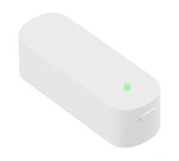 ZAMETTER Capteur de vibration intelligent pour sécurité à la maison, porte fenêtre, système d'alarme anti-effraction en temps réel, contrôle par application, détecteur sans fil, blanc