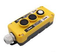 ZAMETTER COP-2B 3B 4B Interrupteur de commande de grue à suspendre pour palan de levage 2 A 5 A 250 V 500 V ABS ignifuge Bouton industriel Orange Jaune (COP-3B)