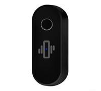 ZAMETTER Détecteur de chocs pour porte et fenêtre avec capteur de vibrations Contrôle par application (Noir)