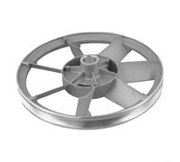 ZAMETTER Ensemble de poulies de compresseur d'air en métal pour courroie en V - Kit de poulie de moteur à rainure unique - Alésage fixe - Cylindre en aluminium - Poulie de moteur A-ir - Roue
