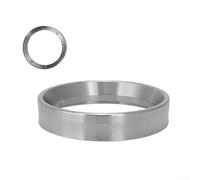 ZAMETTER Entonnoir doseur en acier inoxydable pour porte-filtre de 58 mm pour distributeur uniforme du fond et un déversement minimal - Argenté (58 mm)
