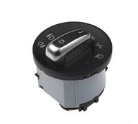 ZAMETTER Interrupteur de commande de phare antibrouillard 1Z0941431C pour Skoda Octavia II 2004-2013 - Interrupteur d'éclairage intérieur ABS de rechange OEM 1Z0941431E 1Z0941431K 1Z0 941 431K