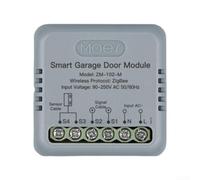 ZAMETTER Interrupteur Smart Home pour ouvre-porte de garage compatible avec et kit Home PC ignifuge Gris 15,6 x 11,2 x 5 cm