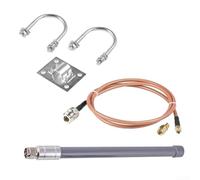 ZAMETTER Kit d'antenne en fibre de verre 860-930 MHz Fréquence à gain élevé 8dBi Antenne en fibre de verre 915 MHz 868 MHz Helium RAK Hotspot HNT Miner Antenne omnidirectionnelle extérieure étanche