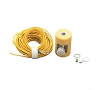 ZAMETTER Kit de base d'antenne à ondes courtes M10 13,5-55 MHz SO239 avec adaptateur pour station de radio amateur USDX QRP (jaune + grille)