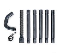 ZAMETTER Kit de nettoyage de gouttière de toit 51667 pour souffleur de feuilles Toro avec rallonges pour nettoyer les fossés de drainage du sol en toute sécurité en plastique noir