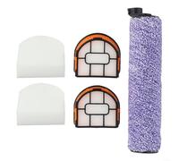 ZAMETTER Kit de remplacement 3 en 1 multifonction pour aspirateur avec rouleaux de brosse et filtres pour WD100 WD101 WD200 Series