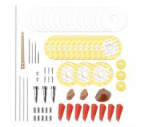 ZAMETTER Kit d'outils de réparation de flûte de 70 pièces d'instruments de musique avec trou de vis pour flûtiste et amateur de bricolage