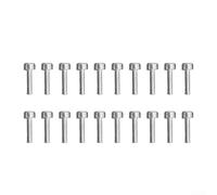 ZAMETTER Lot de 10 ou 20 vis à tête cylindrique M4 x 16 pour débroussailleuse MS440 MS460 FS500 HT70 Remplace la pièce 9022 313 0680 Fixation métallique