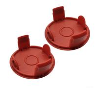 ZAMETTER Lot de 2 cache-bobines compatibles avec débroussailleuse Bosch ART 24+ 27+ 30+ - Boîtier en plastique haute résistance - Protection de ligne sécurisée - Installation rapide - Outil de jardin
