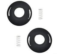 ZAMETTER Lot de 2 capuchons de tête de débroussailleuse avec ressort intégré pour débroussailleuse FS55 FS76 FS85 FS120 en plastique noir