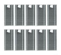ZAMETTER Lot de 4 filtres de rechange pour aspirateur robot Ecovacs X9 Pro O-mni - Maille lavable - Matériau plastique - Poussière fine - Capture des squames d'animaux - Réutilisables et faciles à