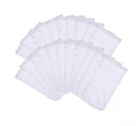 ZAMETTER Lot de 50 chaussettes de piscine réutilisables en nylon pour eau propre - Piège les cheveux, le sable, les insectes, l'écume - Compatible avec les piscines enterrées standard 22 x 13 cm