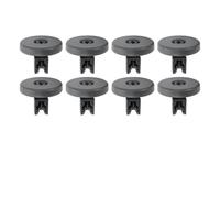 ZAMETTER Lot de 8 roulettes pour panier inférieur de lave-vaisselle Electrolux 5028696700 et Dishlex DX203 DX203WK, 25 mm de diamètre, gris