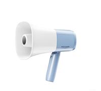 ZAMETTER Mégaphone portable 35 W avec modes sirène d'enregistrement vocal et sangle de transport pour événements de plein air, activités sportives, réunions scolaires et opérations de sauvetage (130