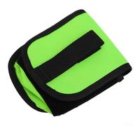 ZAMETTER Poche de poids à dégagement rapide en nylon 1050D pour la fente de la plaque arrière, peut contenir 2 kg, accessoire d'équipement de plongée noir, rose fluo, jaune (vert fluo)