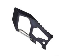 ZAMETTER Porte-clés multifonction en alliage d'aluminium avec clé tournevis et décapsuleur pour camping, randonnée, voyage et transport quotidien léger et portable D