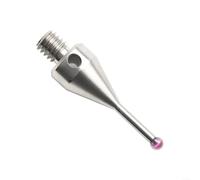 ZAMETTER Renishaw Sonde tactile Cmm pour machine à mesurer les coordonnées - Stylet de 2 mm - Pointe à bille Ru-by - Filetage M2 - Longueur : 20 mm - Tige en acier inoxydable - Pour inspection de