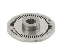 ZAMETTER Roue de simulation d'encodeur optique à 30 emplacements à 60 emplacements pour Logitech G25 G27 - En acier inoxydable 304 - Pièce de rechange directe - Couleur argent - 16 mm de diamètre