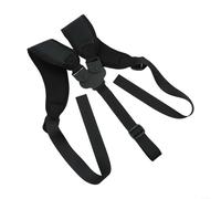 ZAMETTER Sangles de sac de golf 43 x 10 cm double bandoulière réglable rembourrées sangles de sac de golf sangles imperméables résistantes à l'usure légères en cuir PU sangle de transport