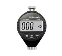 ZAMETTER Testeur de dureté numérique électronique professionnel - Écran LCD - Duromètre - Composants en caoutchouc et plastique - Testeur de dureté des pneus (type D)
