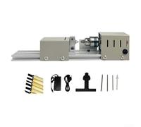 ZAMETTER Tour à bois avec mandrin de 0,6 à 6 mm, 4000 à 9 000 tr/min, machine de meulage et de polissage de perles pour travail du bois, compatible avec les couteaux à découper et flexible