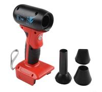 ZAMETTER Ventilateur turbo électrique à 4 vitesses - Batterie 20 V - Professionnel - Portable - Mini souffleur d'air portatif sans fil - Pour enlever la poussière des plantes - Pour électronique