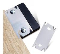 Zamety Araseur de Chant, Coupe Bordure Manuel, Portable Coupe-Bordures Manuels avec 2 Lame De Rechange, pour Bois, PVC, ABS, DIY, Mélamine 6.5 x 4.5 x 1.2 CM (Ferreux)